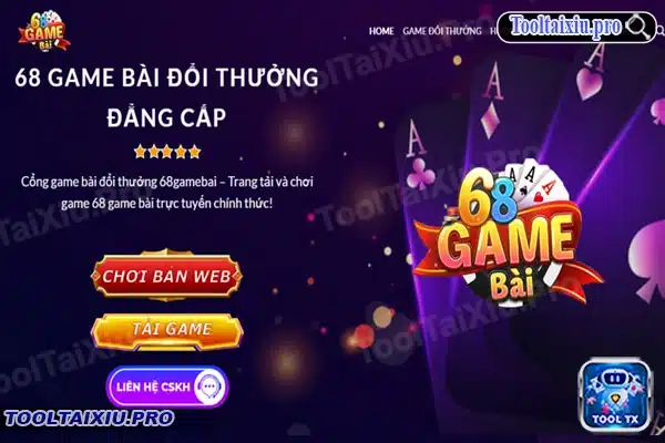 tài xỉu 68 game bài đổi thưởng