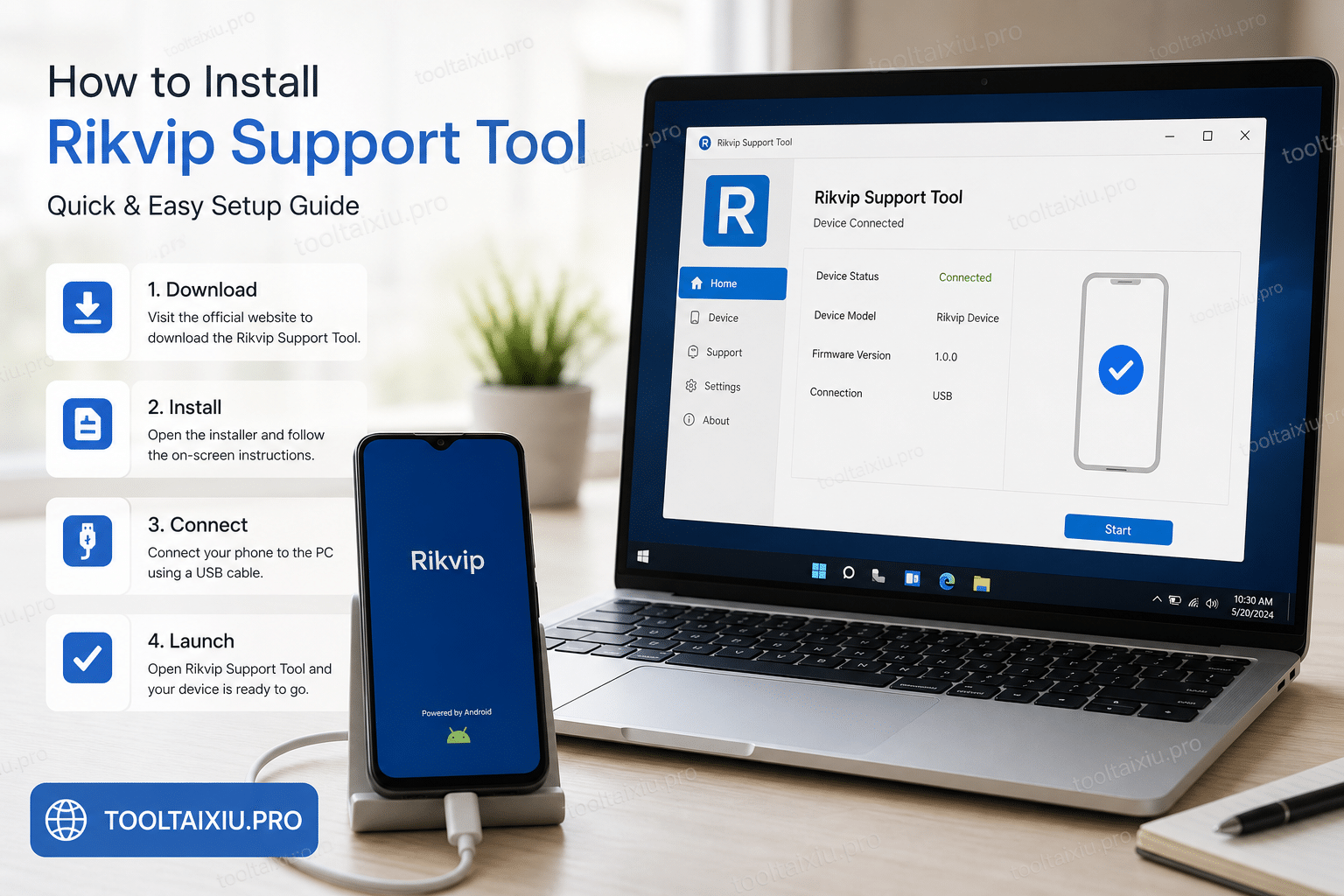 Tải và cài tool tài xỉu Rikvip trên điện thoại