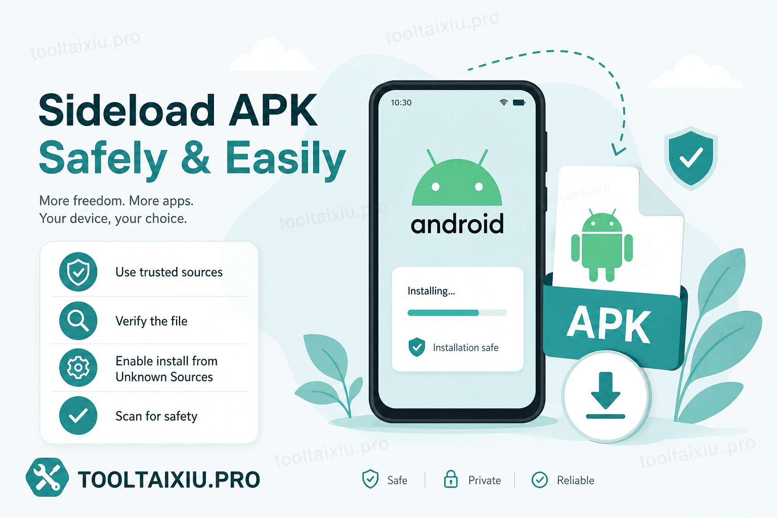 Cài APK tool tài xỉu trên điện thoại Android