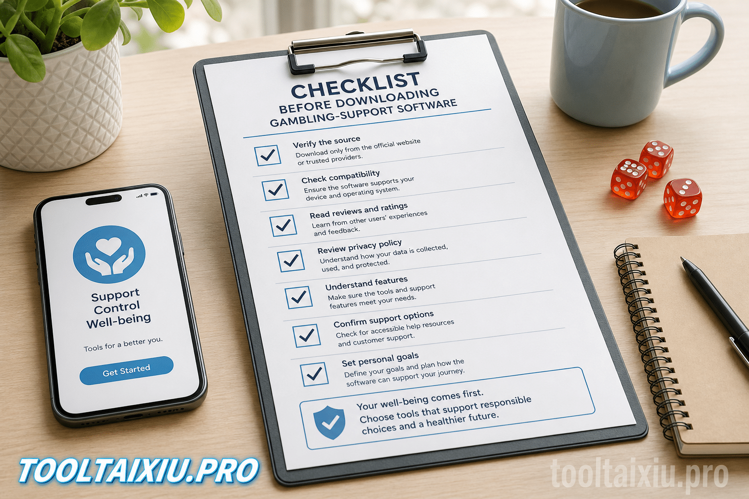 Checklist trước khi download tool tài xỉu