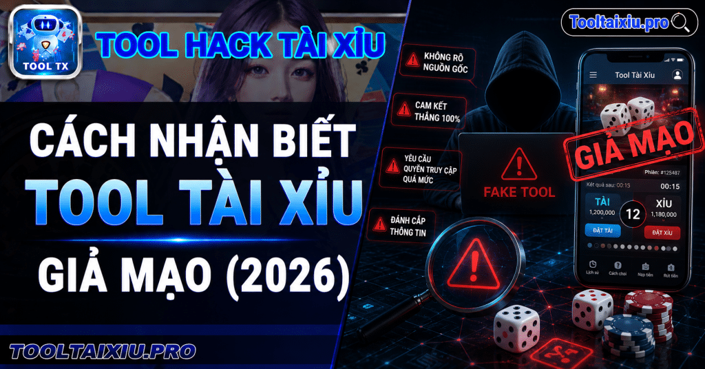 Cách Nhận Biết Tool Tài Xỉu Giả Mạo (2026)